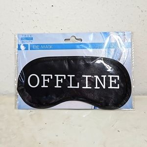 NIP True Inline Beauty offline eye mask in black with white